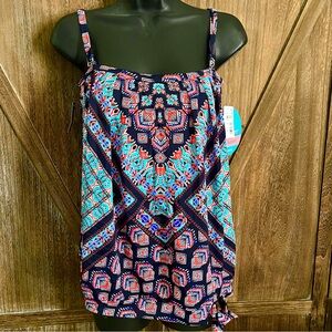 Swim Solutions Tankini Swim Top. New